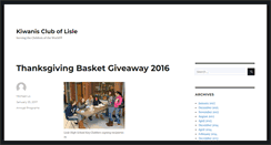 Desktop Screenshot of kiwaniscluboflisle.com